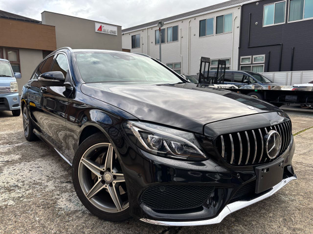 Cクラスワゴン C180 スポーツ 黒革/ナビ/地デジ/BT接続/ETC