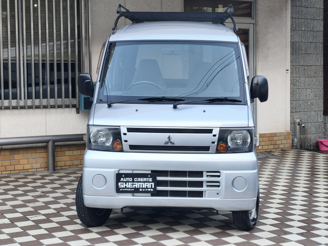 三菱 ミニキャブバン CD ハイルーフ 4WD 5MTルーフキャリア ETC