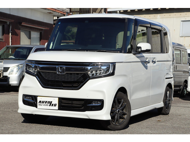 N-BOXカスタム G L ホンダセンシング Gathersメモリーナビ・バックカメラ