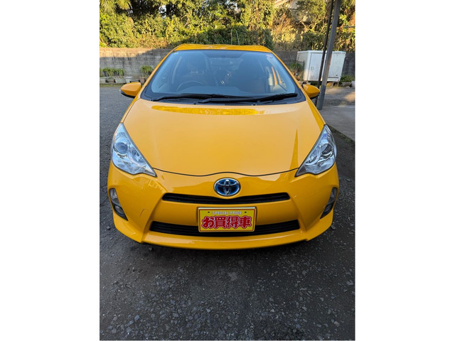 アクア 1.5 G 低走行 ナビ ドラレコ 純正アルミ