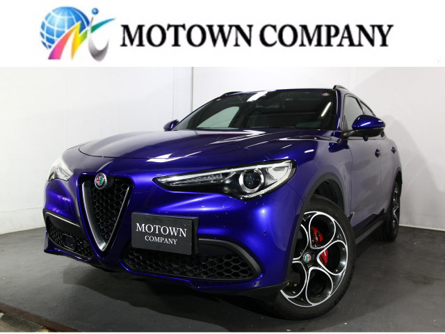 ステルヴィオ2.0 ターボ Q4 スポーツパッケージ 4WD1オーナー黒革シート純正ナビ/Bカメラ