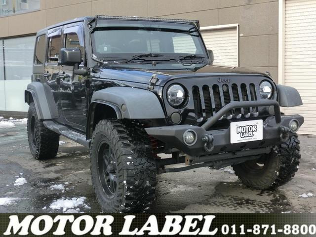 ラングラー アンリミテッド スポーツ 4WD リフトUP・社外前後バンパー・ドラレ・