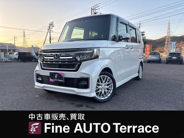 N-BOXカスタムL ターボ純正8インチナビ/両側パワスラ/ドラレコ