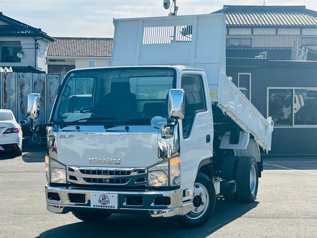 エルフ 3.0 三転強化ダンプ フルフラットロー ディーゼル 3tダンプ