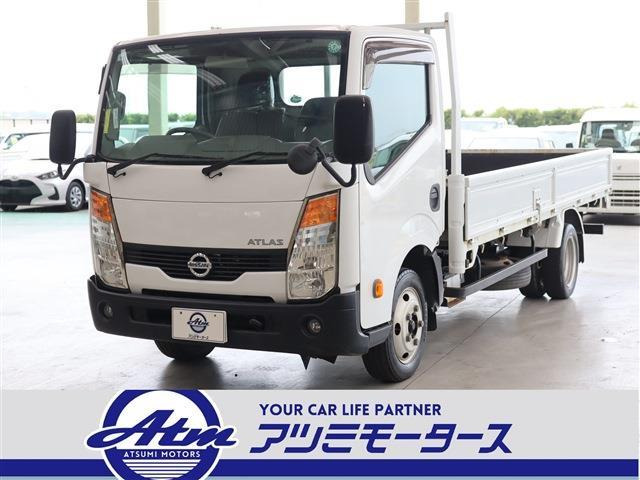 アトラス 3.0 ロング スーパーロー ディーゼル 1.75t・荷台鉄板張・ナビ・9型ナビ