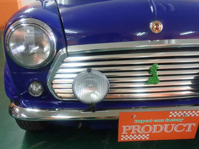 て*ん様 ローバーミニ ドアロックカバー ポールスミスブルー て*ん様