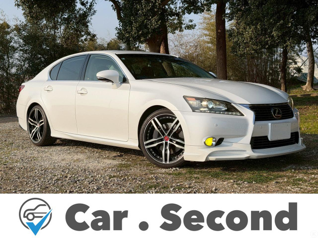 GS250純正ナビ フロントエアロ ローダウン