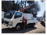 キャンター  新明和 クレーン車
