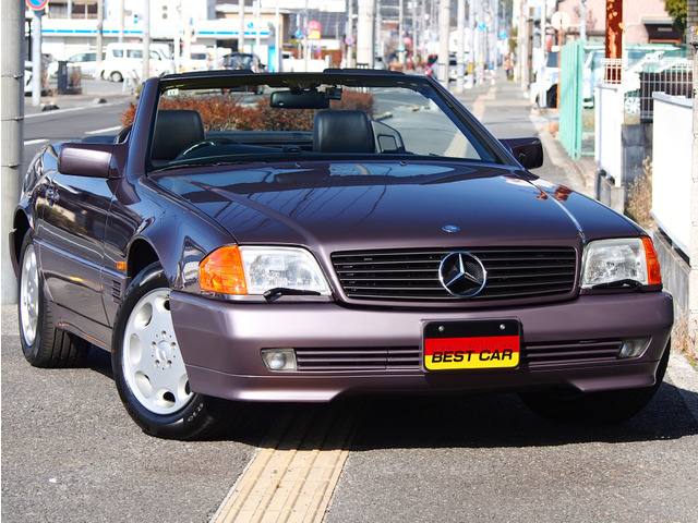 SLクラスSL500希少色 本革シート D記録簿30枚