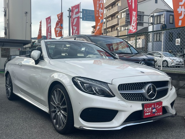 Cクラス  スポーツ 黒革 黒幌 アダプティプクルーズコントロール レーンキープ