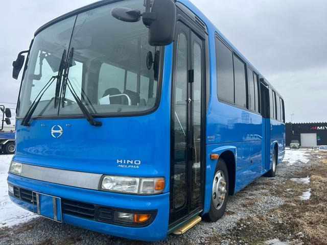 メルファ  ヒノメルファ 福祉バス 車椅子昇降機 J07E 寒冷地仕様 30人乗り