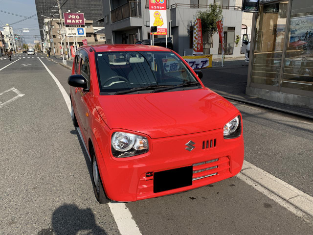 スズキ アルト L ナビ・ETC の中古車詳細 (69,500km, レッド, 広島県