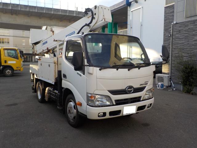 デュトロ 高所作業車 4WD AICHI製 SH11A 電工仕様 自動ジャッキセット付