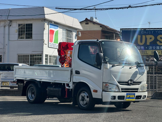 デュトロ 2.7 ジャストロー 2t積 平ボディ3段クレーン