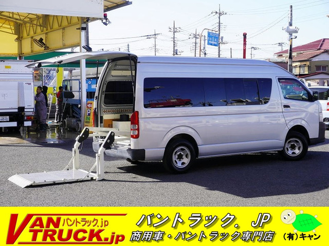 ハイエースバン2.7 DX ワイド スーパーロング ハイルーフ 4WDパワーゲート 荷室加工有 ETC AT