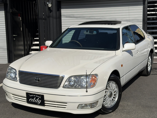 セルシオ4.0 B仕様 eRバージョン 10thアニバーサリーエディションサンルーフ BBS16AW 黒革シート