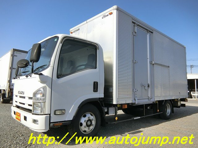 エルフ3.0 ワイド ロング フルフラットロー  ディーゼル3t ワイド超ロングアルミバン PG