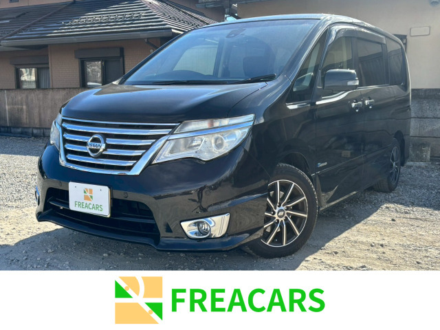 セレナ2.0 ハイウェイスター Vセレクション+Safety II S-HYBRID社外ナビ TV アラウンドビューモニター