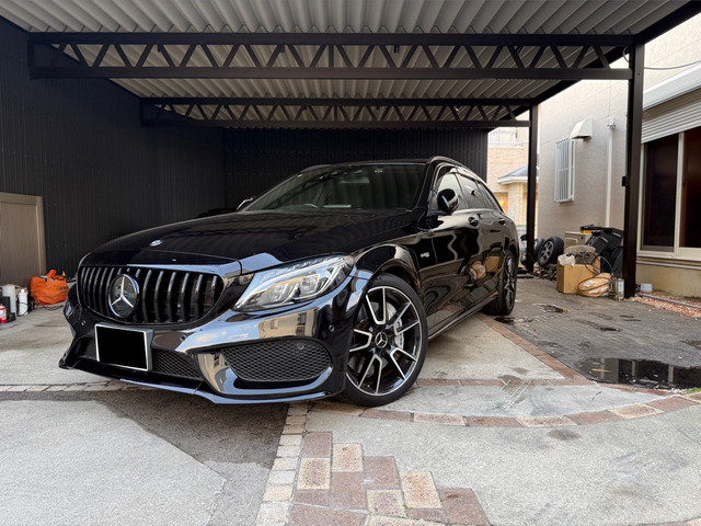 CクラスワゴンAMG C43 4マチック 4WD4WD、367馬力、黒革、ブルメスター