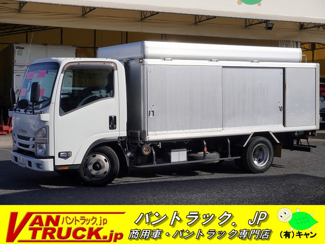 エルフ 3.0 ロング フルフラットロー ディーゼル ボトルカー 3トン 須河車体製 AT