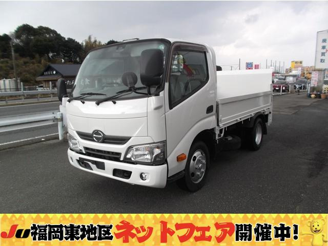 デュトロ4.0デーゼルターボAT車 垂直パワーゲート付き平ボデー積載量3トン