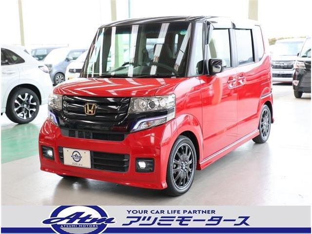 N-BOXカスタムG ターボ Lパッケージ 2トーンカラースタイルナビ・Bカメラ・ETC・マフラー・サス