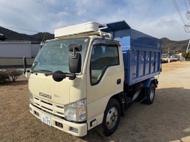 いすゞ エルフ 深ダンプ 6MT 2t の中古車詳細 (233,178km, 黄色タイプ