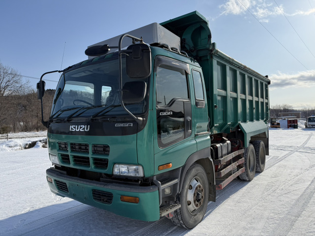 ギガ ダンプ ステンレス水密深ダンプ 天蓋コボレーン