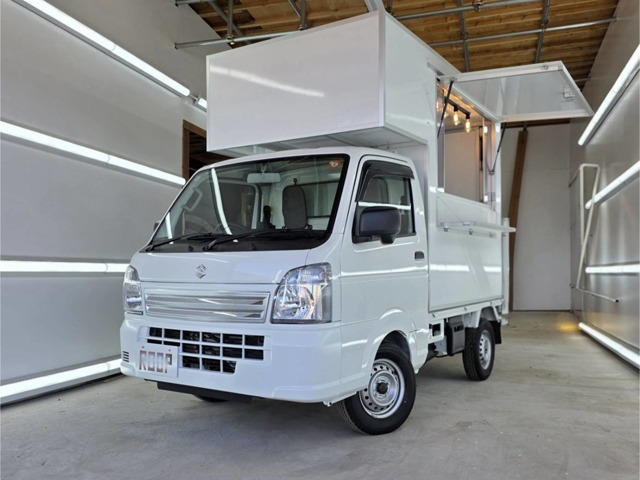 キャリイ KC エアコン パワステ 3方開 キッチンカー ケータリングカー フードトラック