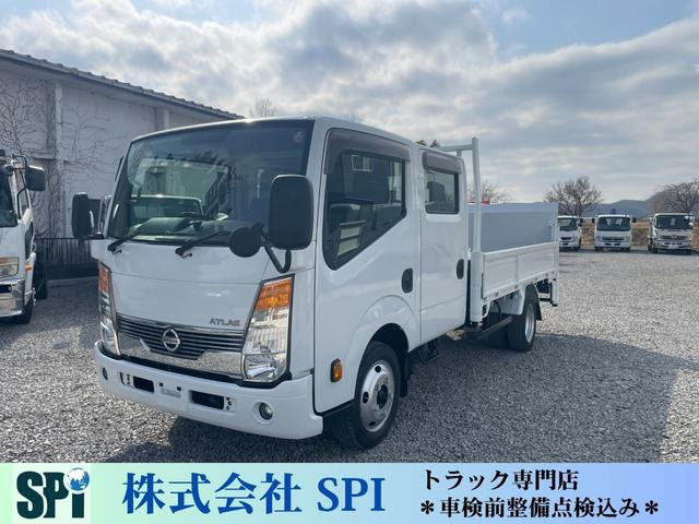 アトラス 1.75t 垂直パワーゲート付き Wキャブ ロング 6速マニュアル