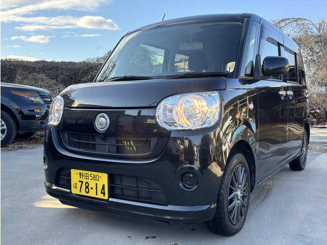 ムーヴキャンバスX 4WDワンオーナー車 タイミングチェーン スマ