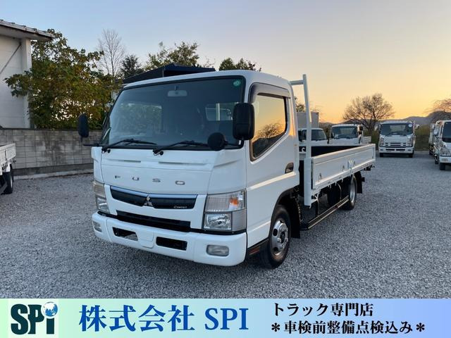 キャンター  ロング 2t 平ボディロング AT  左電動格ミラー 荷台寸法 長さ435cm