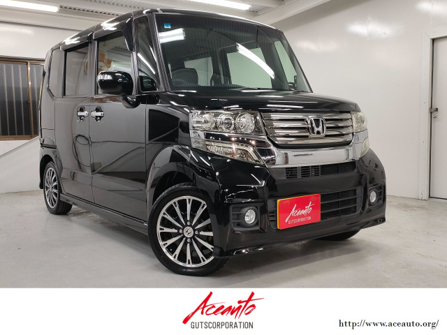 N-BOXカスタムG ターボ パッケージワンオーナー 禁煙車 両側パワスラ