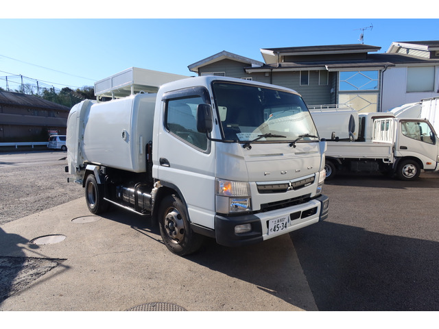 キャンター  極東製ワイド巻き込みパッカー6.2立米