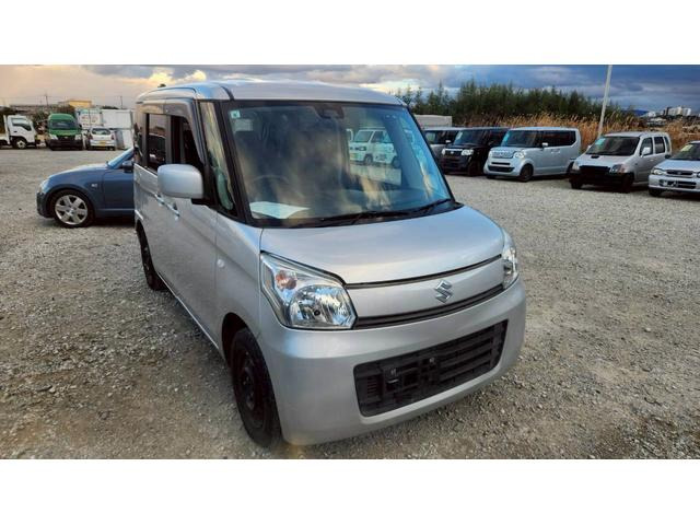 スペーシアG ウィズ 車いす移動車 リアシート付総額27万/リモコンスロープ/Pスタート