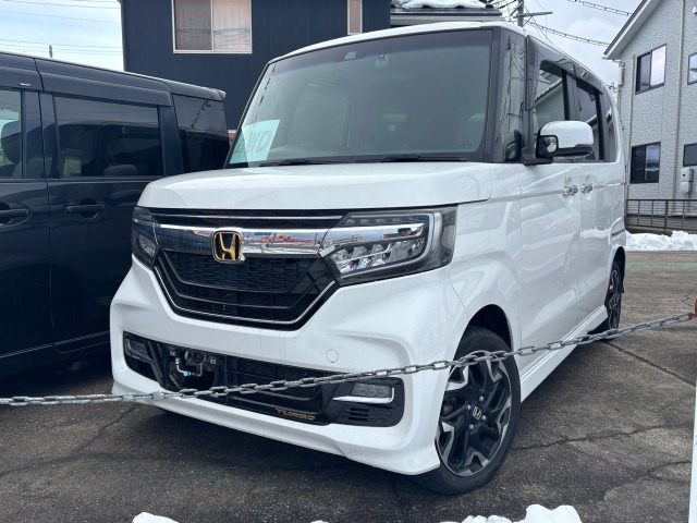 N-BOXカスタムG EX ターボ ホンダセンシング 4WD両側電動スライドドア シートヒーター