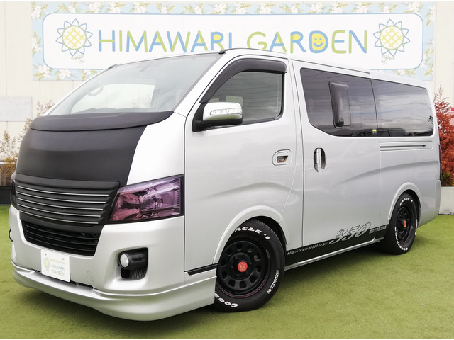NV350キャラバン2.0 プレミアムGX ロング両側スライド小窓付/社外ナビ/カメラ