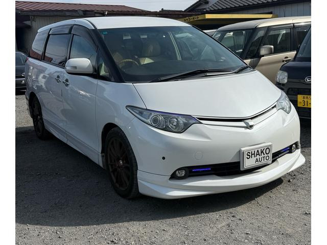 エスティマ2.4 G 4WDETCアルミ4WD HDD ナビTV