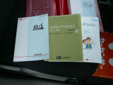 メンテナンスノート・車体/装備の取説付属しています(・&forall;・)イイネ!!