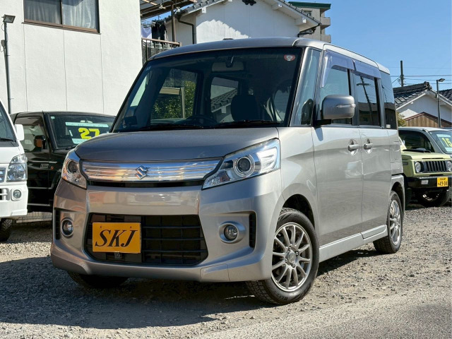 スペーシアカスタムTSICターボ 両側電スラ HID ドラレコ