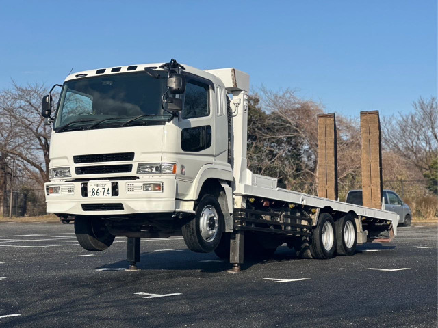 スーパーグレート  カスタム セルフローダー 重機運搬車