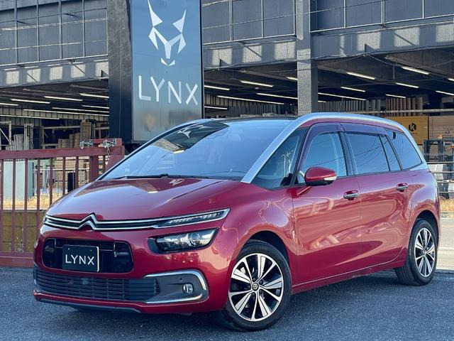 グランドC4ピカソシャイン ブルーHDi ディーゼルナビ 全周囲カメラ ETC TV 禁煙車