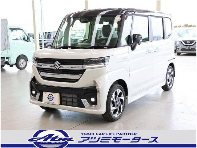 スペーシアカスタム ハイブリッド(HYBRID)  XSターボ 未使用車・2トーン