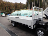 荷物をしっかり積めるワイドロングは、建築資材・機材運搬・一般貨物など幅広く対応可能。