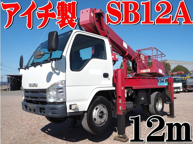 エルフ 高所作業車 アイチ 高所作業車 SB12A 12m