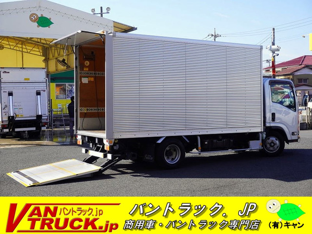 エルフ アルミバン ロング 跳上パワーゲート 3トン積 AT