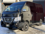 【中古車情報】日産 NV350キャラバン 2.5 DX スーパーロング ハイルーフ ディーゼル 4WD  の中古車詳細（走行距離：12.8万km、カラー：ブラック、販売地域：北海道札幌市白石区北郷四条12丁目）