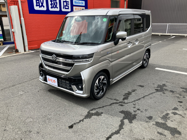 スペーシアカスタム ハイブリッド(HYBRID) XSターボ 純正ディスプレイナビ/ETC