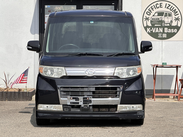 ダイハツ タントカスタム X 車検令和8年6月・ダウンサス・ナビETC の