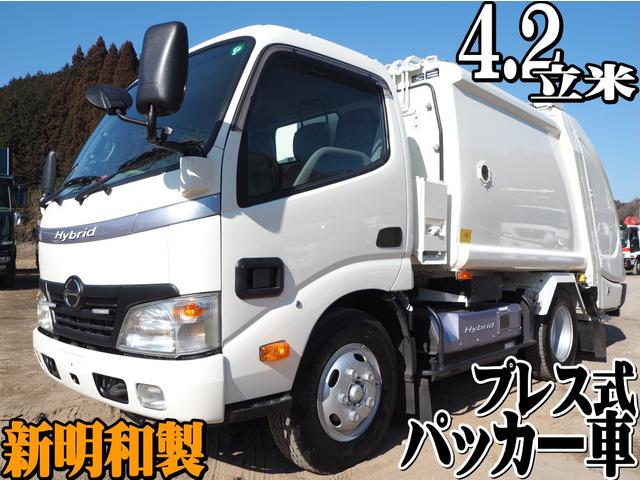 デュトロ 塵芥車 新明和 プレス式パッカー 4.2立米